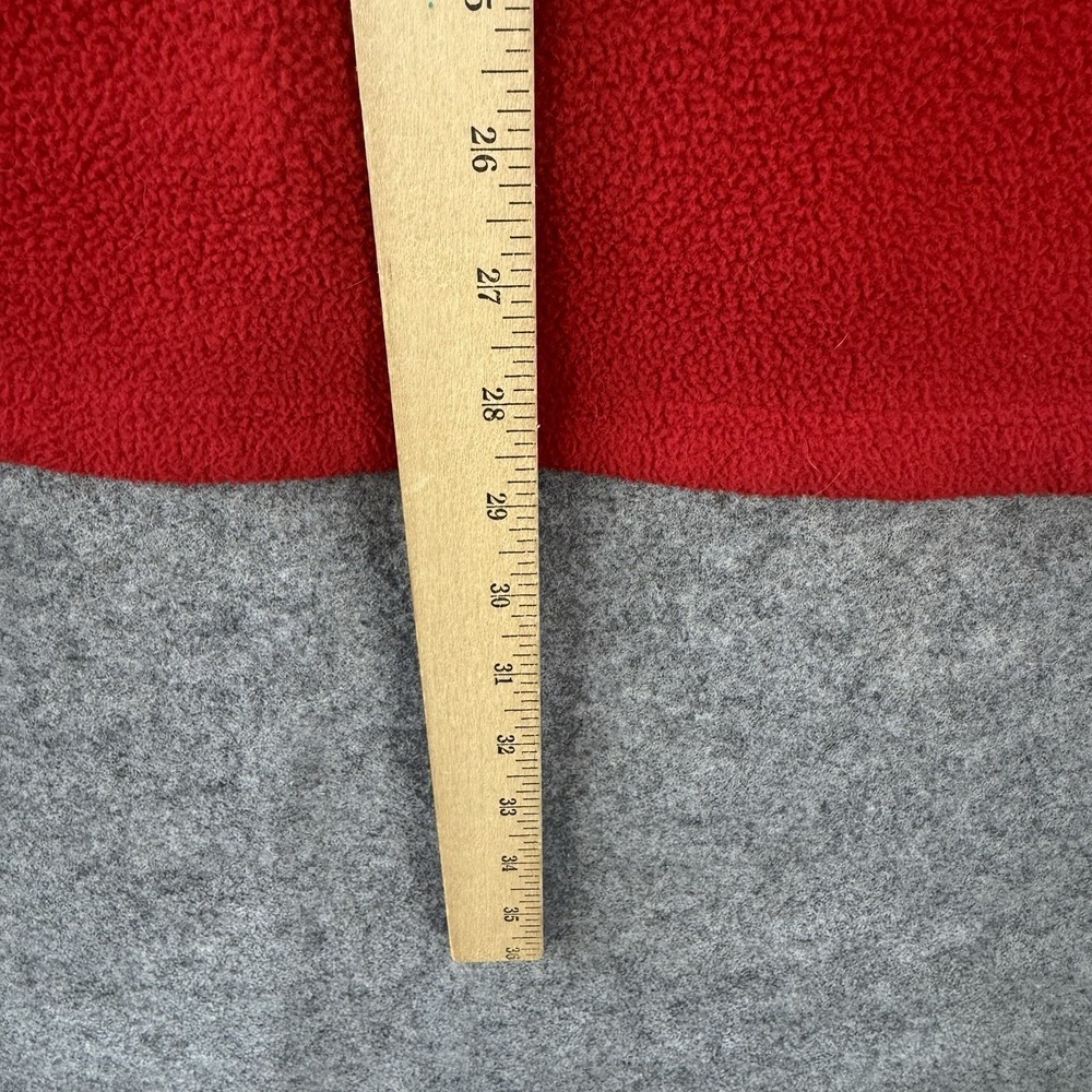 Buc-ees Fleece Lined Jacket Adult Medium Red Employee Workwear Full Zip - Picture 7 of 9